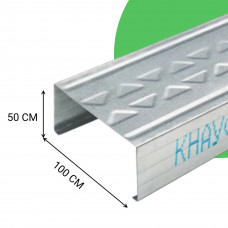 Профиль стоечный ПС-6 Knauf (Кнауф) 100х50х0,6 мм L=3м