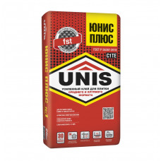 Плиточный клей Юнис Плюс (Unis Plus) 25 кг