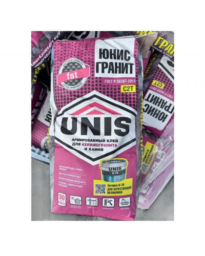 Плиточный клей Unis (Юнис) Гранит 25 кг