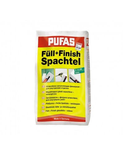 Шпаклевка гипсовая Pufas (Пуфас) FullFinish Spachtel 20 кг