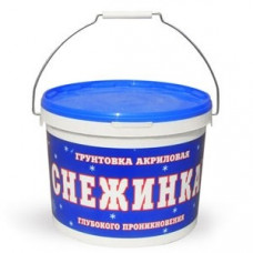 Грунтовка акриловая Снежинка 10 л