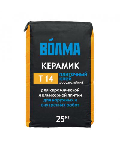 Плиточный клей Волма Керамик Т14 25 кг