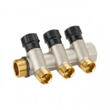 Коллектор Bugatti (MIC), с регул. вентилями и переход. на нар. резьбу 1х3х16 (4/1) серия 1050