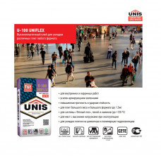 Плиточный клей Unis (Юнис) Унифлекс U-100 25 кг