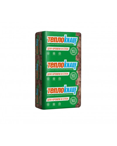 Утеплитель ТеплоКнауф Коттедж (Knauf) TS 036 Aquastatik 1230х610х50 мм (Уп/16плит, 12м2/0,6м3)