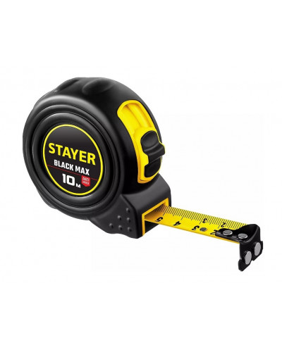 Рулетка измерительная Stayer Black Max 10м х 25мм