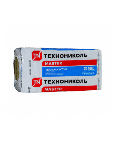 Звукоизоляция Технониколь Техноакустик Master 1200х600х50 мм (Уп/8 плит, 5,76м2/0,288м3)