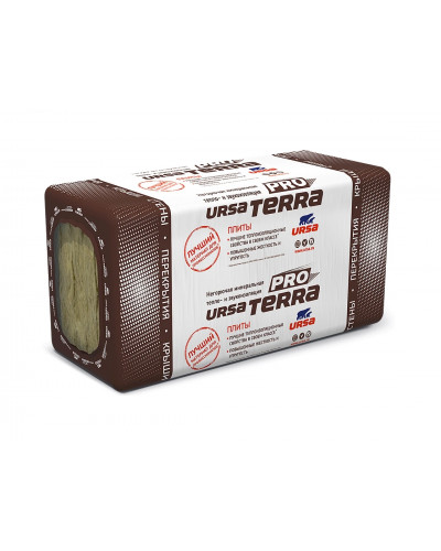 Утеплитель Ursa Terra 34PN Pro 1000х610х100 мм (уп/5 плит)