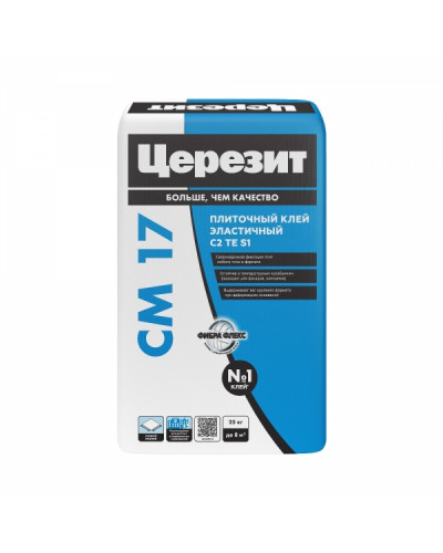 Плиточный клей Церезит СМ17 Super Flex 25 кг