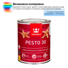 Эмаль алкидная Тиккурила / Тиккивала Песто 30 п/матовая 0,9 л
