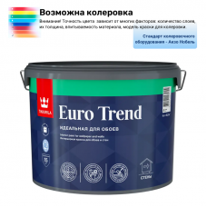 Краска интерьерная для обоев и стен Тиккурила / Тиккивала Евро Тренд 9 л