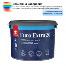 Краска моющаяся для влажных помещений Тиккурила / Тиккивала Евро Экстра-20 9 л