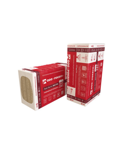 Утеплитель Rockwool Лайт Баттс Экстра П45 1000х600х50 мм (уп/8плит, 4,8м2/0,24м3) — фото 4