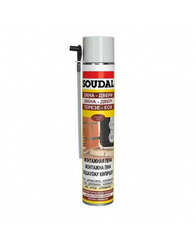 Пена монтажная Soudal Standart 750 мл