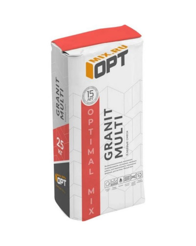 Плиточный клей Granit Multi Opt 25 кг