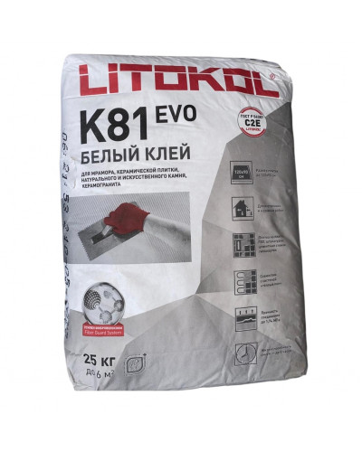 Плиточный клей Литокол Litoflex K81 белый 25 кг Плиточный клей Литокол Litoflex K81 белый 25 кг