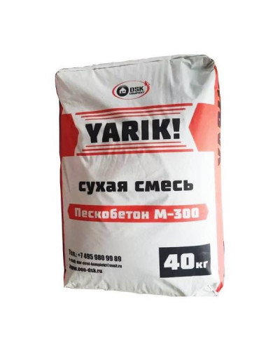 Пескобетон М300 Ярик 40 кг