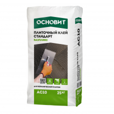 Плиточный клей Основит Базпликс АС10 Стандарт 25 кг