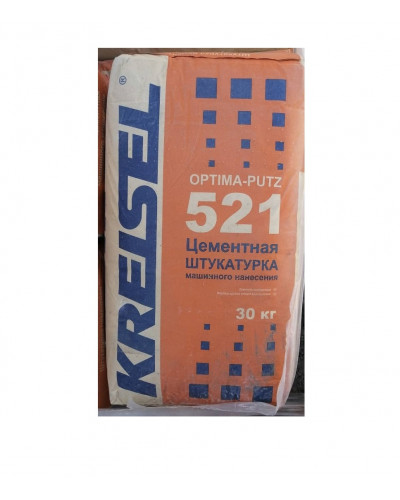 Штукатурка цементная 521 МН Optima-Putz Kreisel (Крайзель) 30 кг Штукатурка цементная 521 МН Optima-Putz Kreisel (Крайзель) 30 кг