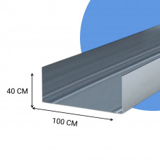 Профиль направляющий ПН-6 Фамаркет 100x40x0,6 мм L=3м