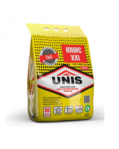 Плиточный клей Unis (Юнис) XXI 5 кг