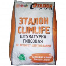 Штукатурка гипсовая Эталон ClimLife МН серая 30 кг