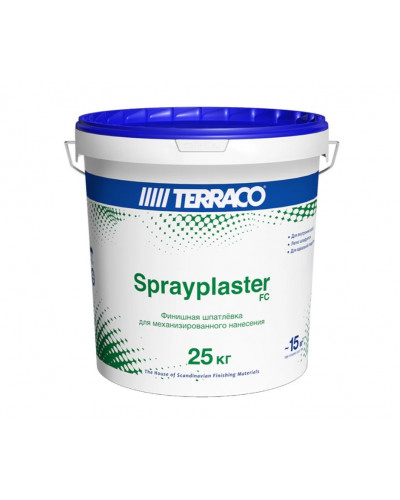Шпаклевка Terraco Sprayplaster FC МН 25 кг