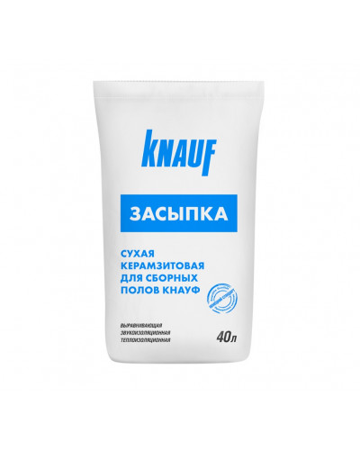 Сухая керамзитовая засыпка Кнауф (Knauf) фракция 0-5мм (0,04м3)