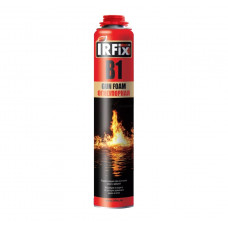 Пена монтажная профи IRFix B1 Gun Foam огнеупорная полиуретановая 800 мл